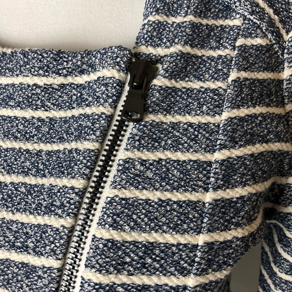 LOFT Lou & Grey striped Jacket blue white S blazer - Picture 5 of 5